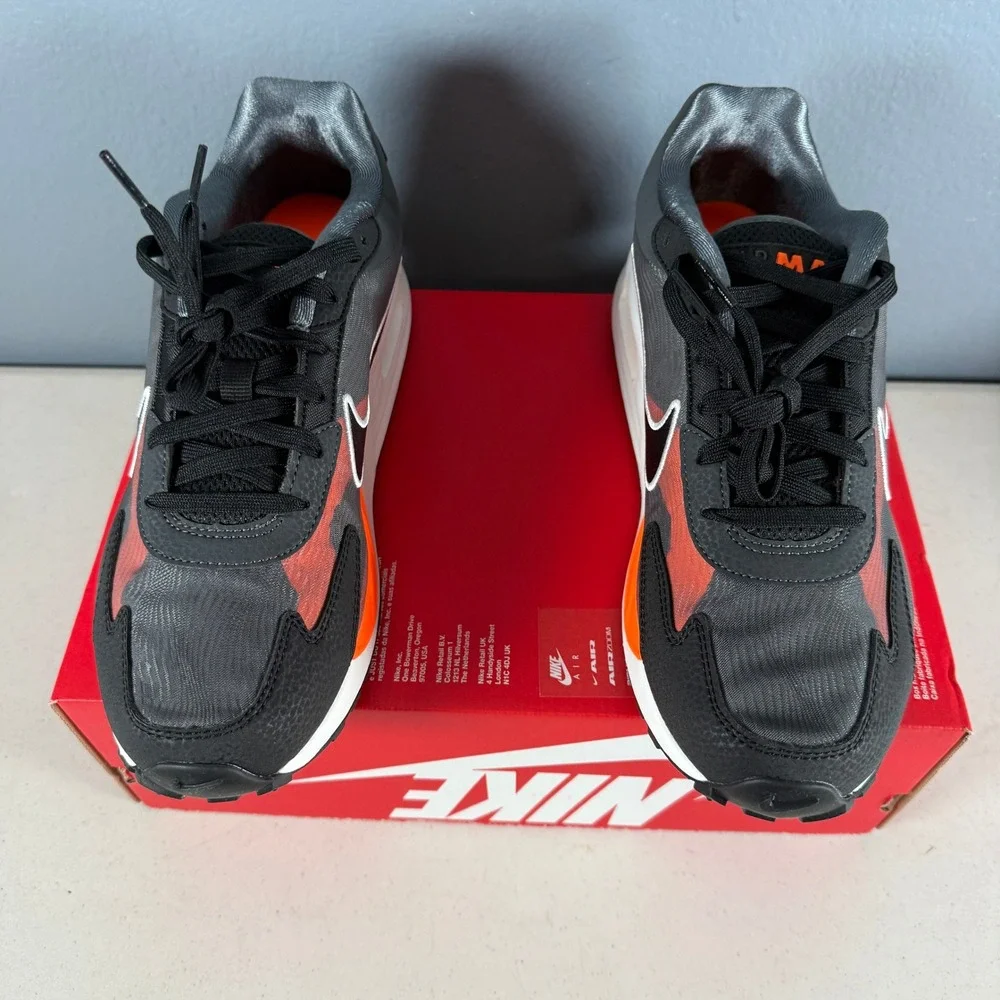 Nike Air Max Solo SE Anthracite Black Total Orange FJ2594-001 Mens 9 Womens 10.5